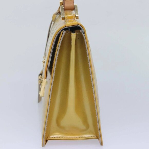 LOUIS VUITTON Monogram Vernis Spring street Hand Bag Gris M91029 LV Auth 84706 - Picture 6 of 16